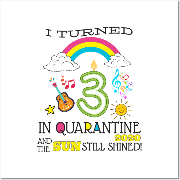 Quarantine 3rd Birthday 2020 Wall Art by WorkMemes